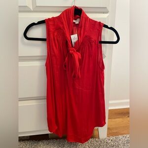 LOFT red blouse